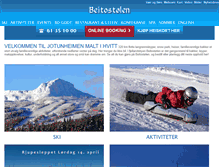 Tablet Screenshot of beitostolen.com